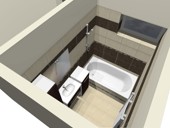 3d navrh koupelny Odry 